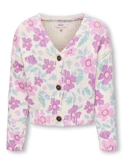 ONLY GIRLS Cardigan  opal / lysegrå / lavendel / orkidee