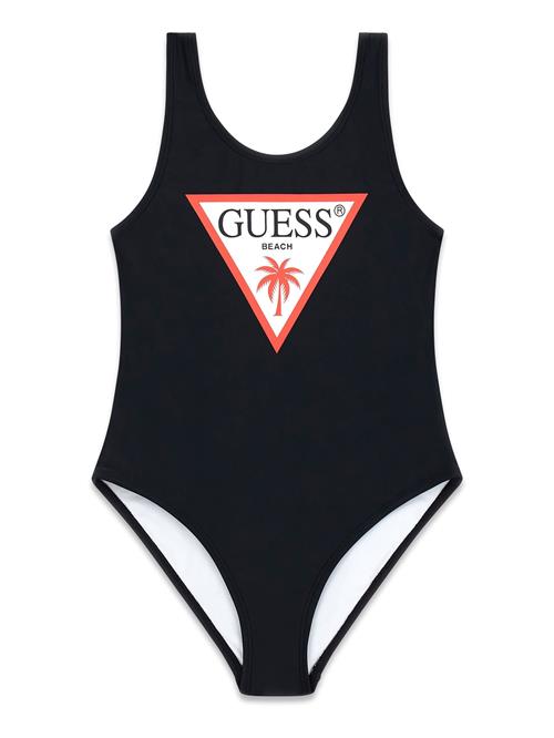 GUESS Badedragt  rød / sort / hvid