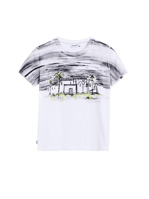 Desigual Shirts  gul / sort / hvid