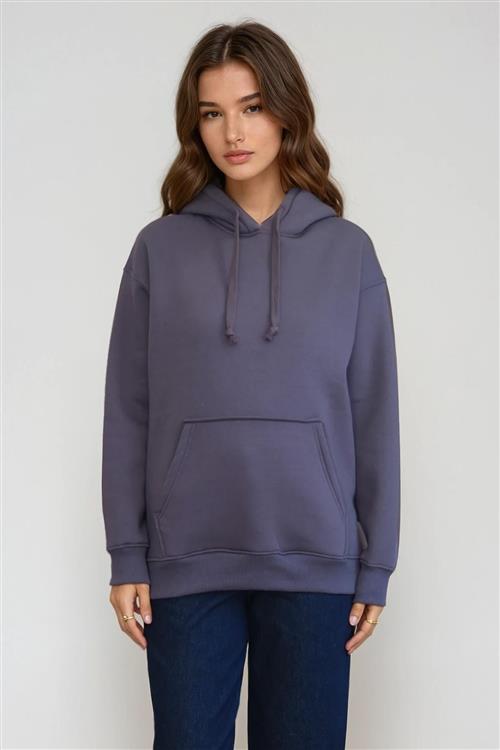 Stella Oversized Hoodie - Mørkegrå - XS - TeeShoppen
