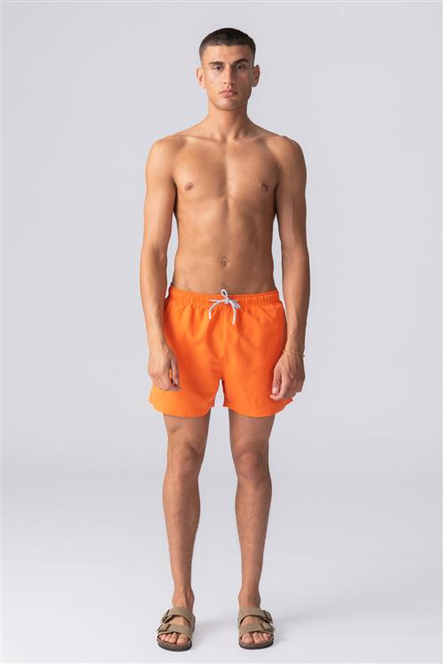 Badeshorts - Orange - L - TeeShoppen