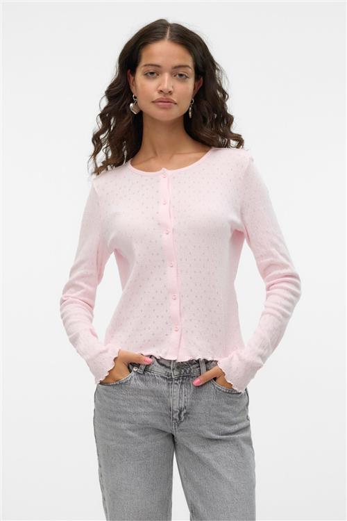Isa O-Neck Cardigan - Pink A-Boo - L - Vero Moda