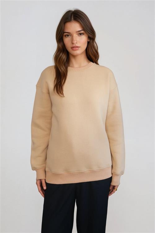 Alina Sweatshirt - Sand - XL - TeeShoppen