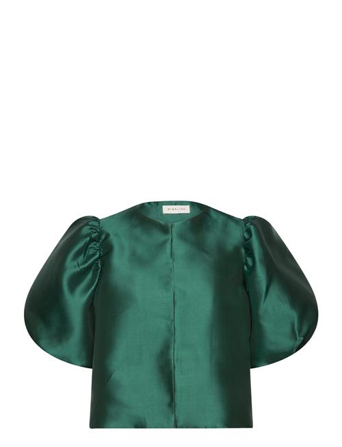 Cleo Pouf Sleeve Blouse Malina Green