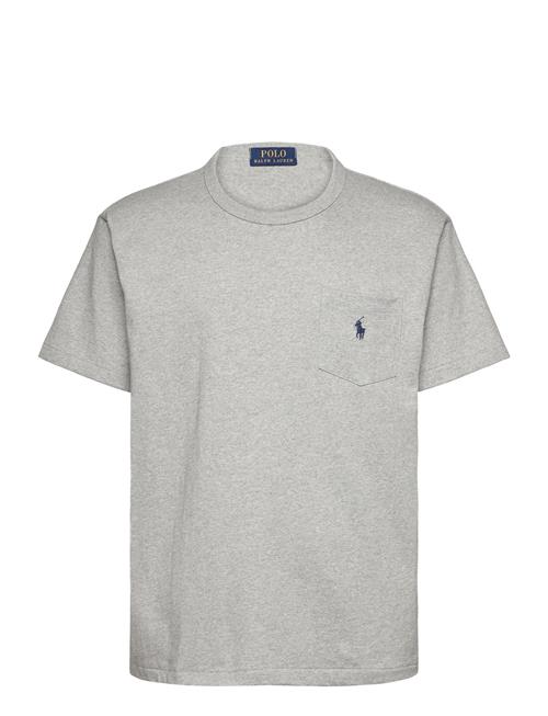 Big Fit Jersey Pocket T-Shirt Polo Ralph Lauren Grey