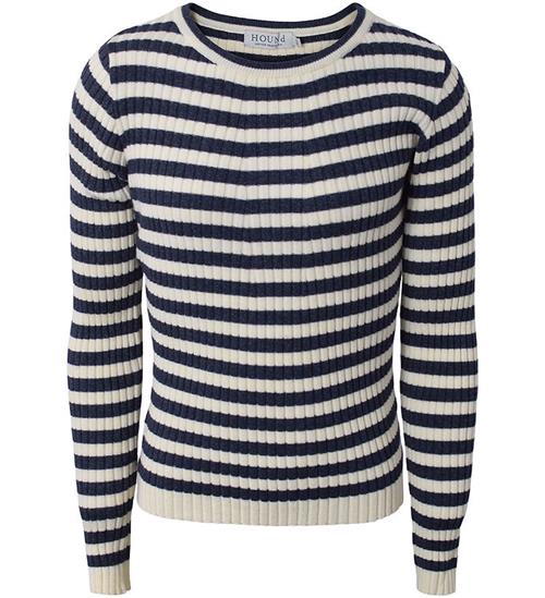 Hound Bluse - Rib - Viskose/Nylon - Grå