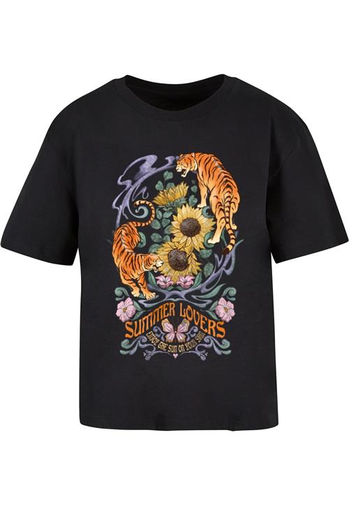 Miss Tee Shirts 'Summer Lovers'  grøn / lilla / orange / sort
