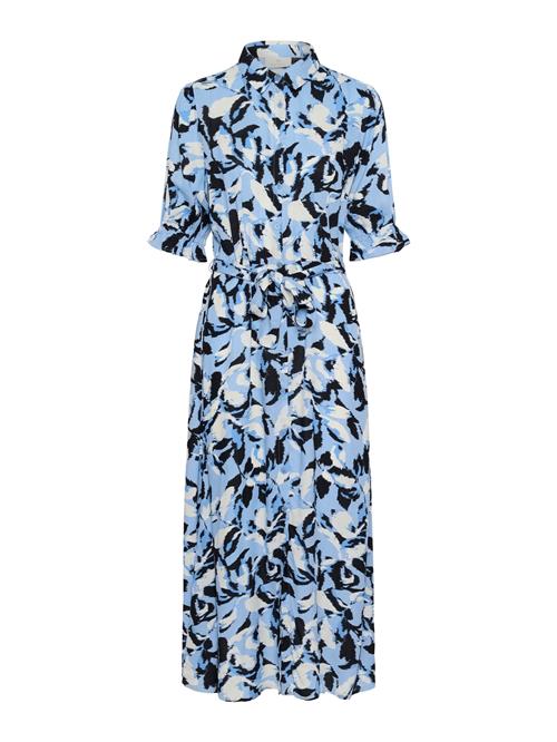Kaffe Blusekjole 'Mira'  blue denim / sort / hvid