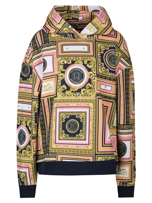 19V69 ITALIA Sweatshirt 'Chaos'  navy / gylden gul / lys pink / hvid