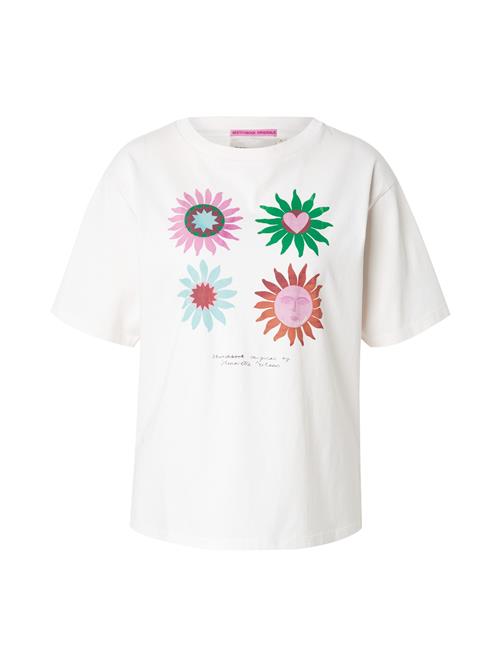 Fabienne Chapot Shirts 'Steve Sketchbook'  creme / blå / grøn / pink