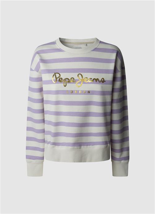 Pepe Jeans Sweatshirt 'ANNA'  guld / grå / lilla
