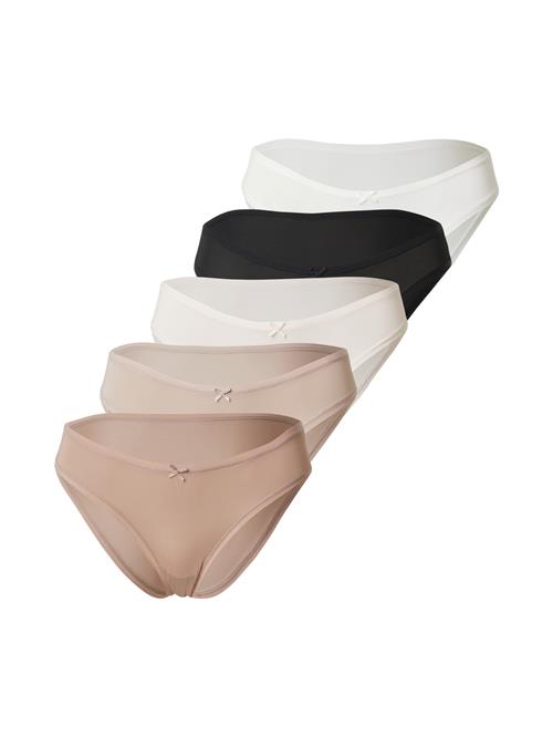 ETAM Slip  beige / sort / hvid