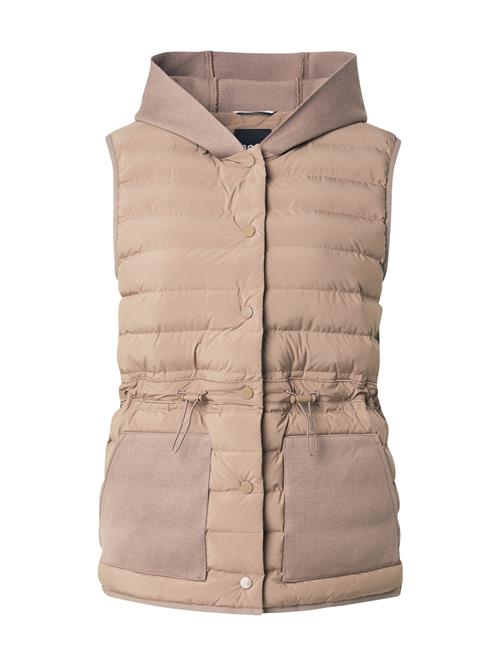 BOSS Vest 'Palone'  choko / cappuccino