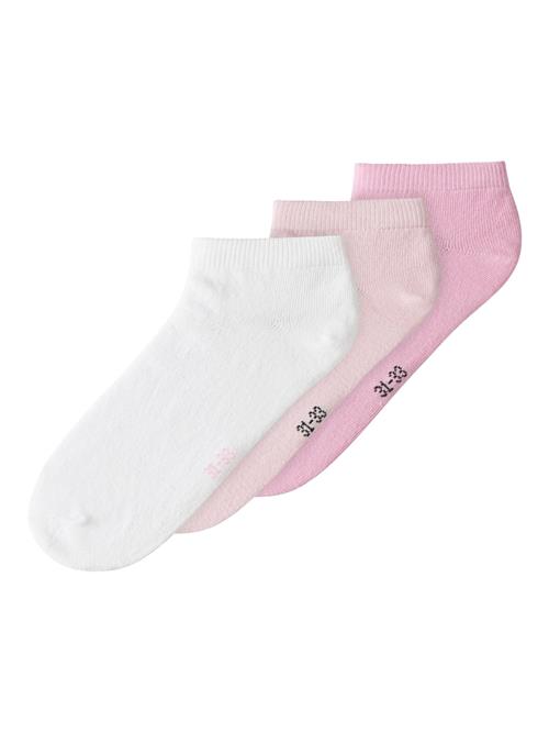 NAME IT Sokker  lyserød / lys pink / sort / hvid