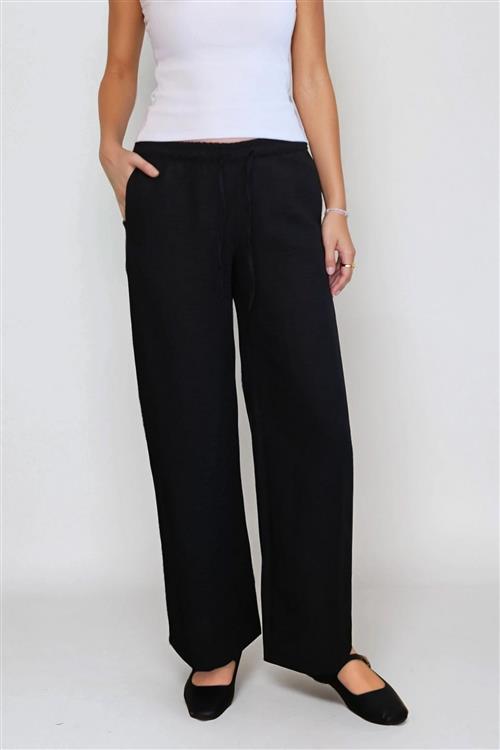 Lilly Pants - Sort - S - TeeShoppen