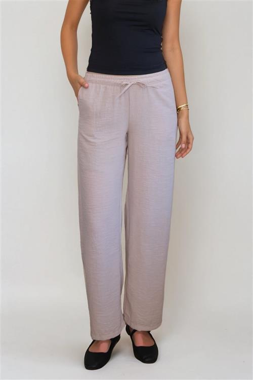 Lilly Pants - Sand - S - TeeShoppen