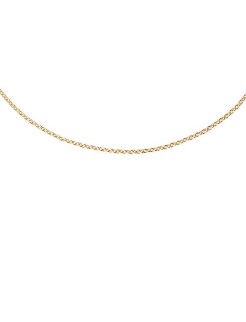 Necklace Chain Design Letters Gold