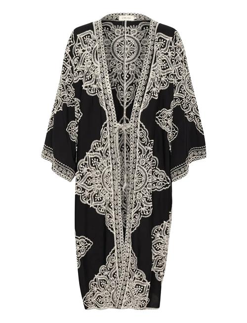 Crtyla Kimono Cream Black