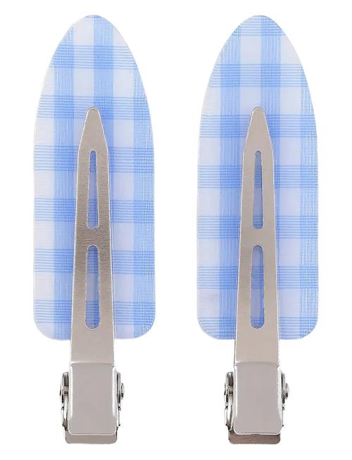 Checkered Clips // 2 Pcs SUI AVA Blue
