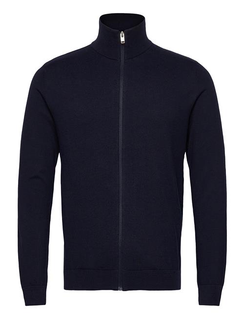 Slhberg Full Zip Cardigan B Selected Navy