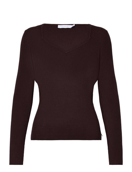 Knit With Heart Shape Neck Coster Copenhagen Black