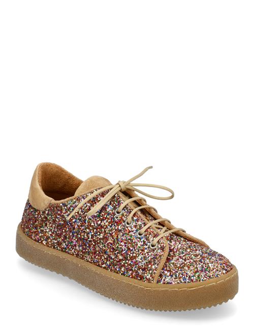 Shoes - Flat - With Lace ANGULUS Brown