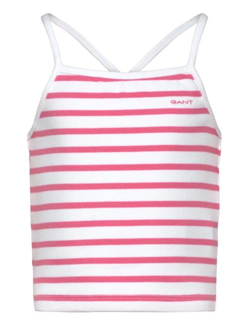 Se Striped Tank Top GANT Pink ved Booztlet