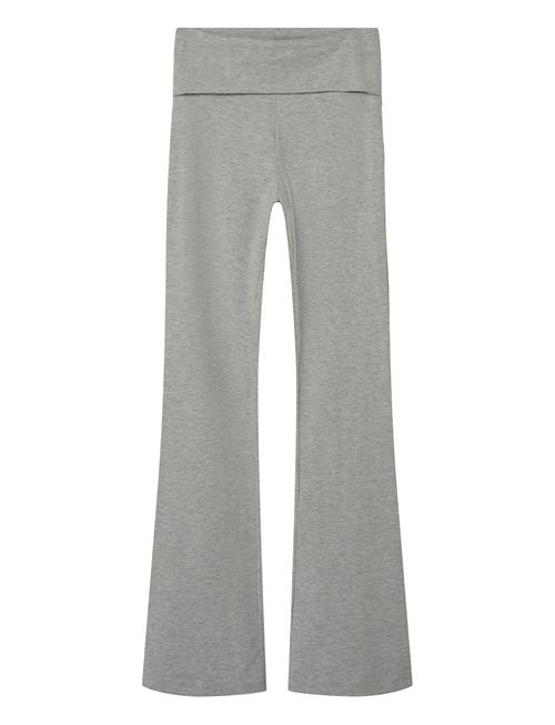 Nlfdicte Lw Fold Down Bootcut Pant LMTD Grey