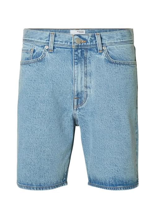 Slhreg Alex Light Blue Denim Shorts Selected Homme Blue