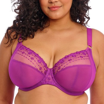 Elomi Bh Matilda Underwired Plunge Bra Fuchsia/Lilla J 70 Dame