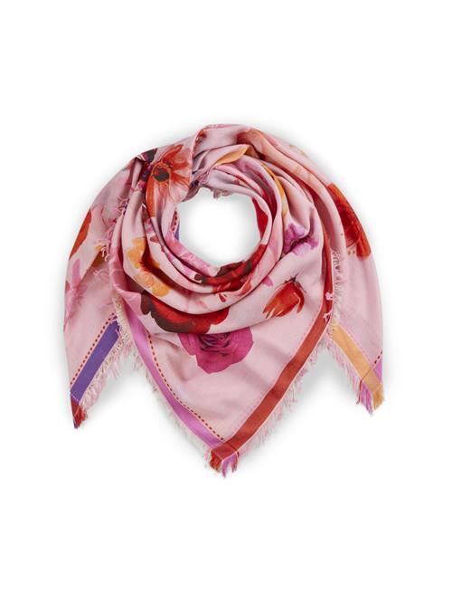 CODELLO Tørklæde  mørkelilla / lyserød / lys pink / knaldrød