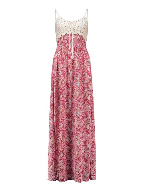 Hailys Sommerkjole 'Ka44ja'  gylden gul / pink / lys pink / naturhvid