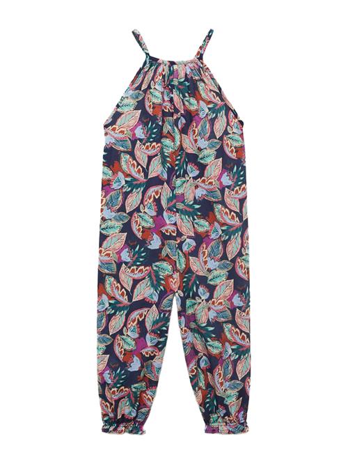 Se MANGO KIDS Overall  navy / cognac / smaragd / lilla ved About You