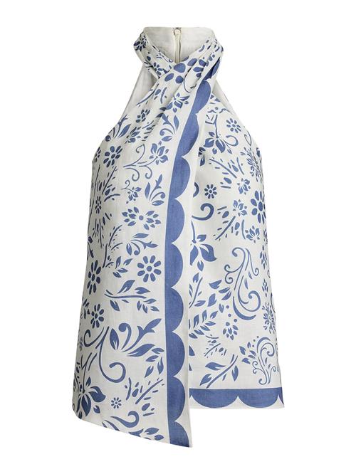 Lauren Ralph Lauren Bluse  safir / hvid