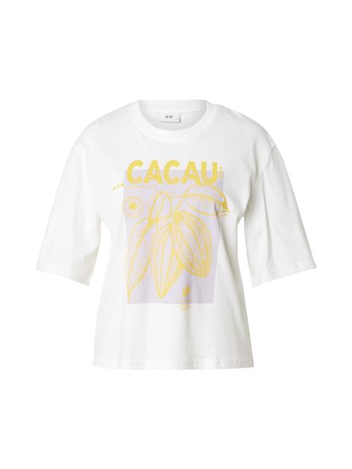 JDY Shirts 'JDYBENA'  gul / lysegrå / hvid