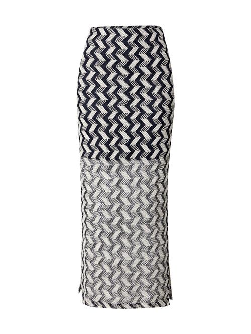 VERO MODA Nederdel 'VMTIKKA'  creme / navy
