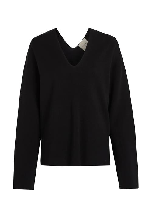 Df Wool Blend Sweater Calvin Klein Black