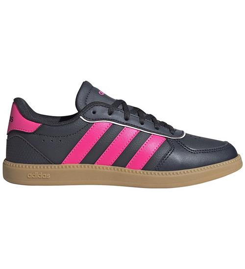 adidas Performance Sko - BREAKNET SLEEK J - Navy/Pink