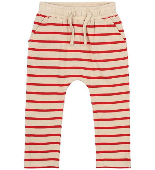 The New Siblings Bukser - Strik - TnstNat - Poppy Red Striped