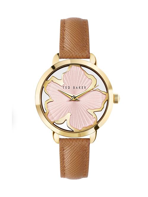 Ted Baker Analogt ur 'Lilabel Tb Iconic'  karamel / guld / lys pink / hvid