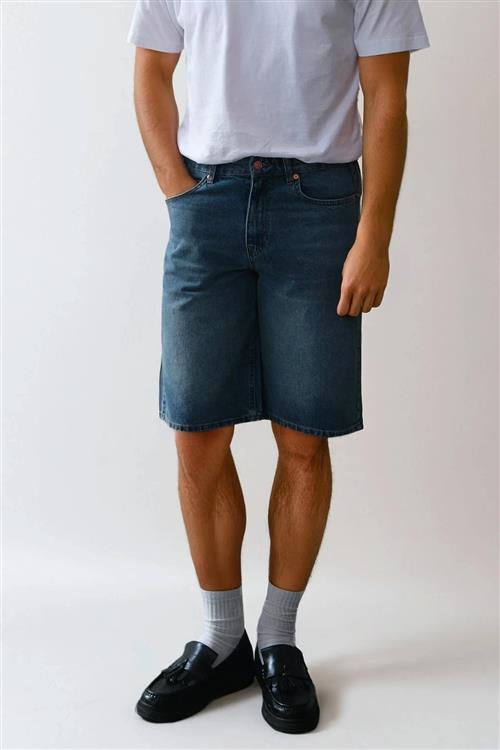 Denim Shorts Loose - Blå - 36 - TeeShoppen