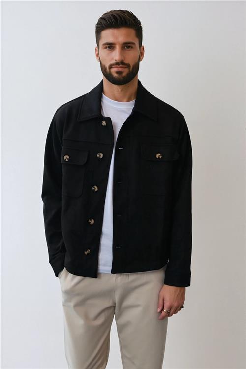 Callum Jakke - Sort - L - TeeShoppen