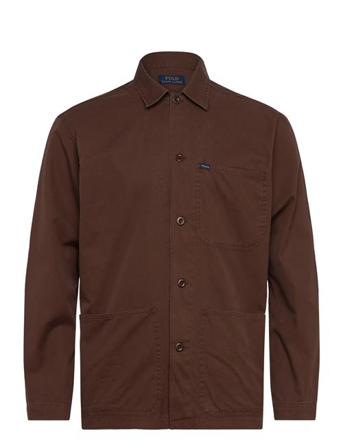 Soft Fade Twill-Osbarpppks Polo Ralph Lauren Brown