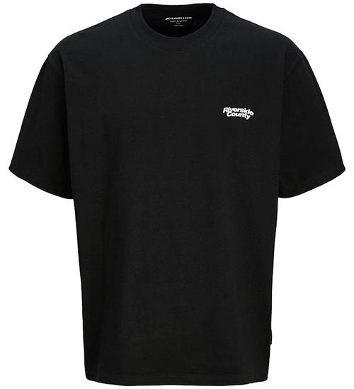Jack & Jones T-shirt - JcoRetreat Typographic - Sort