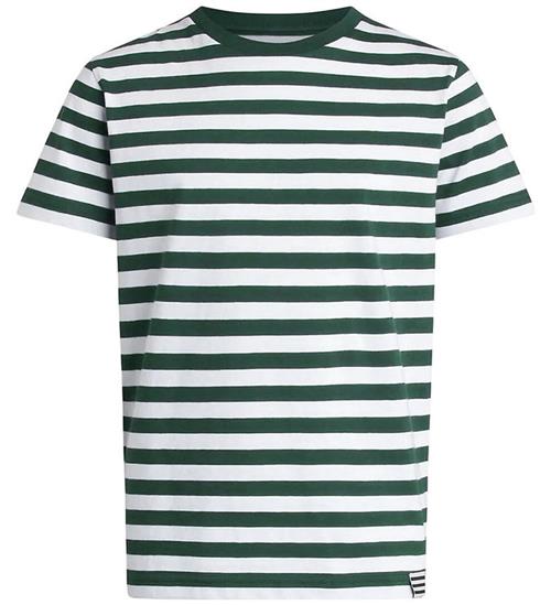 Mads Nørgaard T-Shirt - Midi Thorlino - Pine Grove/White