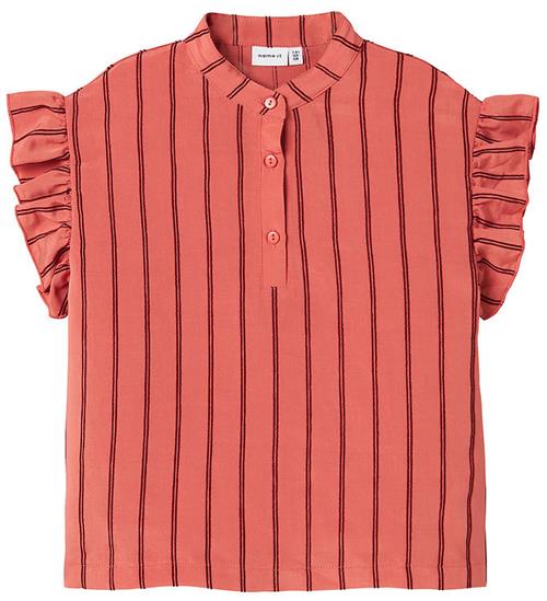 Name It Top - NkfHeik - Spiced Coral/Madder Brown