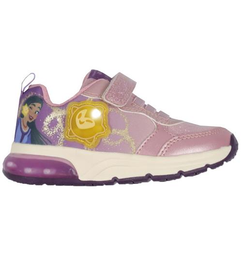 Geox Sko m. Lys - Spaceclub - Pink/LT Prune