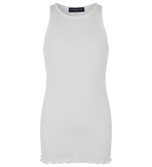 Rosemunde Tanktop - Silke/Bomuld - New White