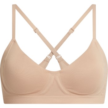 Calvin Klein Bh Fusion Flex Light Lined Bralette Beige polyamid Medium Dame