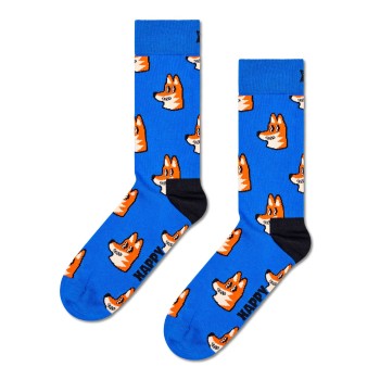 Happy socks Strømper Fox Sock Blå Str 41/46